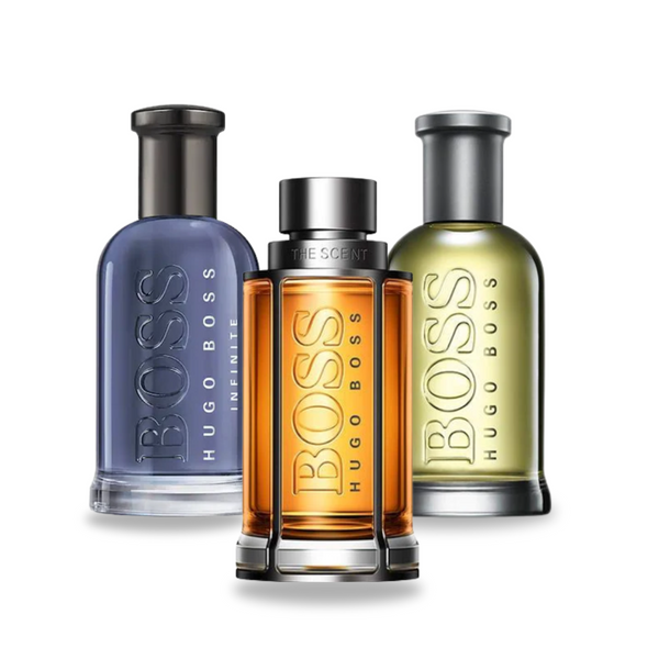 Pack: Aroma del Poder – 3 fragancias masculinas poderosas de BOSS