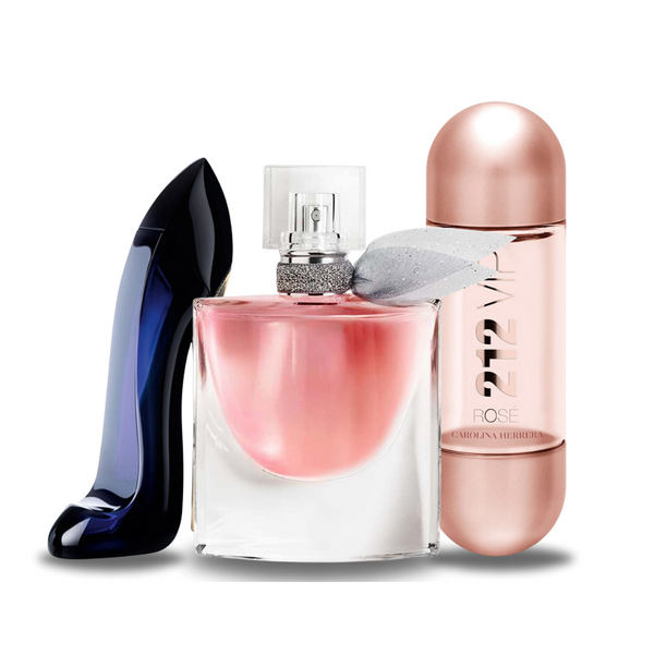 Pack: Glamour Nights – 3 fragancias femeninas seductoras