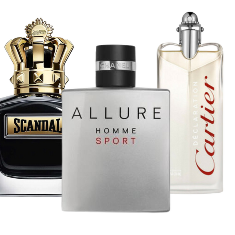 Pack: Encanto Deportivo – 3 perfumes masculinos con carácter