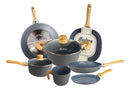 Bateria Cocina Ceramica Antiadherente Granito 9 Pz