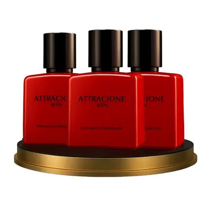Kit 3 Perfumes Attracione Men 25 ml con Feromonas Masculinas Poder de Atracción